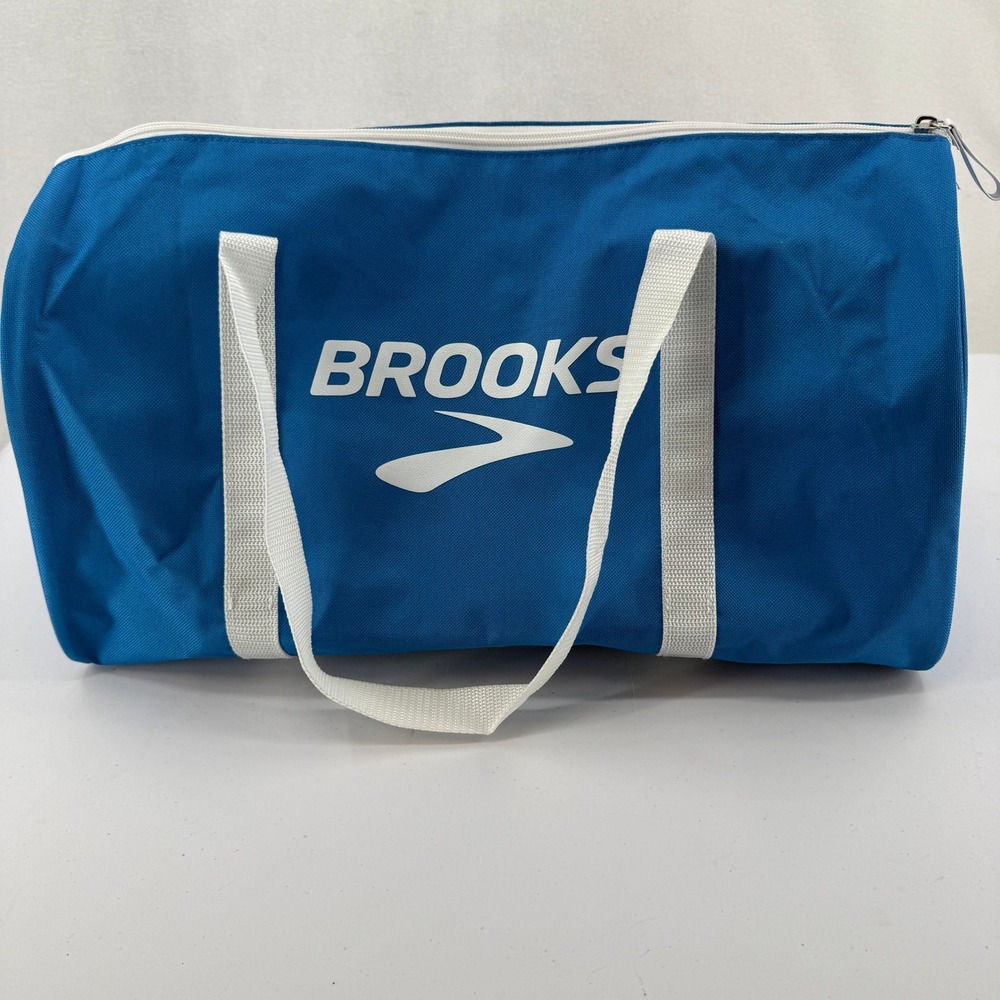 Brooks Duffle Bag Women OS Blue Publix Savannah Half Marathon 5k Running‎ Gym